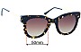 Sunglass Fix Replacement Lenses for Thierry Lasry Sexxxy 381 - 50mm Wide 