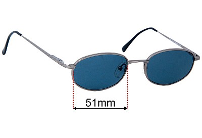 Titmus Z87 TMN6 CS60  Replacement Lenses 51mm wide 