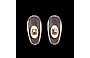 15mm Tear Shaped (Gold) Screw In Nose Pads - Front View 