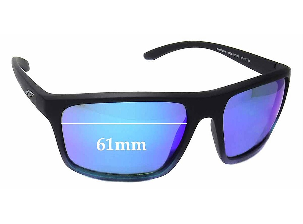 Sunglass Fix Replacement Lenses for Arnette Sandbank AN4229 - 61mm Wide Sunglass Fix Replacement Lenses for Arnette Sandbank AN4229 - 61mm Wide