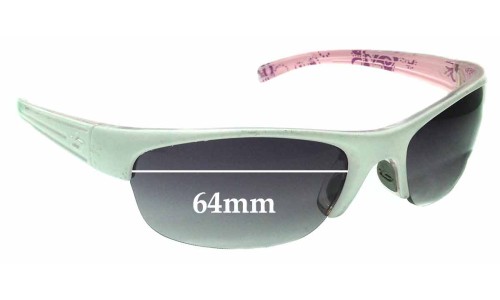 Sunglass Fix Lentes de Repuesto para Bolle Aero - 64mm Wide 