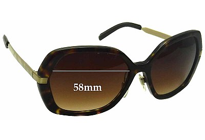 Burberry B 4153-Q Replacement Lenses 58mm wide 
