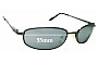 Sunglass Fix Lentes de Repuesto para Caribbean Sun CS004M - 55mm Wide 