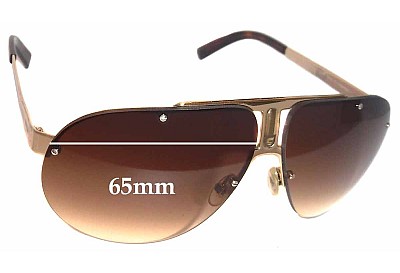 Carrera 34 Lentilles de Remplacement 65mm wide 