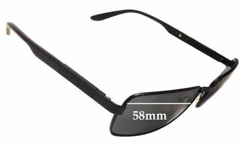 Sunglass Fix Lentilles de Remplacement pour Carrera 8017/S - 58mm Wide 