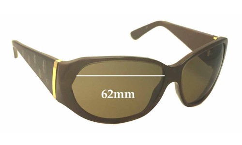 Sunglass Fix Lentilles de Remplacement pour Cartier T8200657 - 62mm Wide 