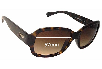 Coach HC8078 Rita Lentes de Repuesto 57mm wide 