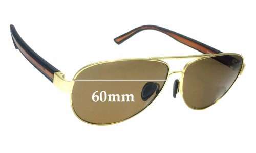 Sunglass Fix Replacement Lenses for Gidgee Equator - 60mm Wide 