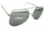 Sunglass Fix Ersatzgläser für Grey Ant  Hexcel - 62mm Wide 