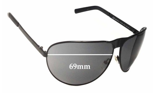 Sunglass Fix Ersatzgläser für Gucci GG1813/S - 69mm Wide 