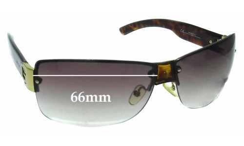 Sunglass Fix Replacement Lenses for Gucci GG2803/F/S - 66mm Wide 