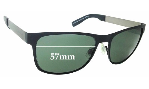 Sunglass Fix Lentes de Repuesto para Hugo Boss BO Sun Rx 20 - 57mm Wide 
