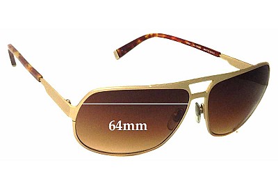 John Varvatos Varvatos V763 Ersatzlinsen 64mm wide 