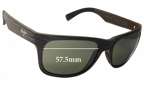 Sunglass Fix Lentilles de Remplacement pour Maui Jim MJ736 Kahi - 57mm Wide 