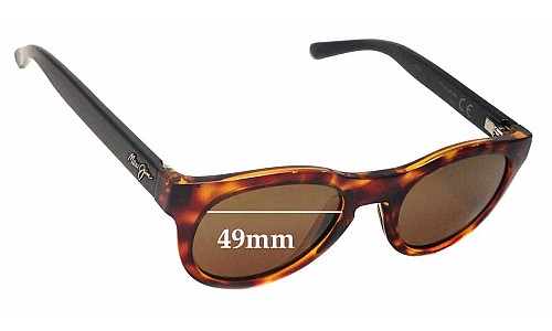 Sunglass Fix Replacement Lenses for Maui Jim MJ287 Liana - 49mm Wide 