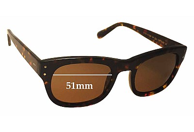 Moscot Nebb Ersatzlinsen 51mm wide 