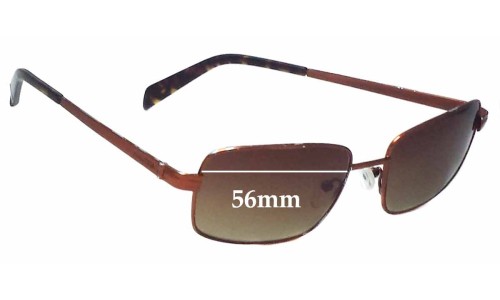 Sunglass Fix Lentes de Repuesto para Nautica N5034S  - 56mm Wide 