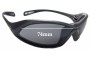 Sunglass Fix Lentes de Repuesto para Nike Unknown Model - 74mm Wide 