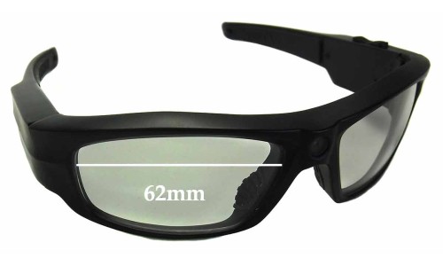 Sunglass Fix Replacement Lenses for Pivothead Pivothead - 62mm Wide 