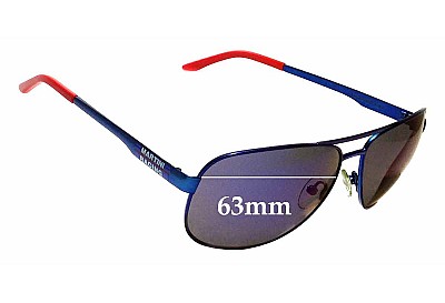 Porsche Martini Racing Replacement Lenses 63mm wide 