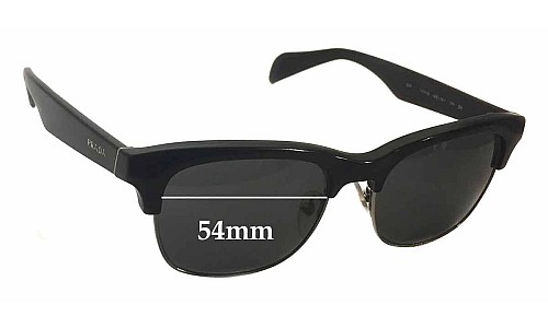Sunglass Fix Lentes de Repuesto para Prada SPR11P - 54mm Wide 