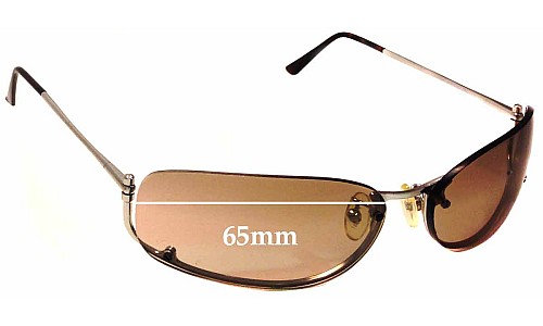 Sunglass Fix Lentilles de Remplacement pour Prada SPR50D - 65mm Wide 