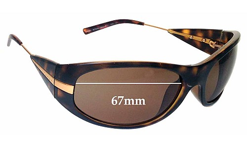 Sunglass Fix Lentilles de Remplacement pour Prada SPR07I - 67mm Wide 