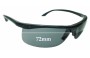 Sunglass Fix Replacement Lenses for Ray-Ban RB4085 - 72mm Wide 