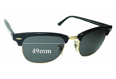 Ray-Ban RB3016 W0365 Clubmaster Replacement Lenses 49mm wide 