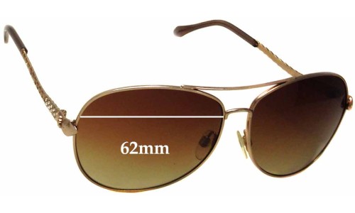 Sunglass Fix Replacement Lenses for Roberto Cavalli Adhil 792S - 62mm Wide 