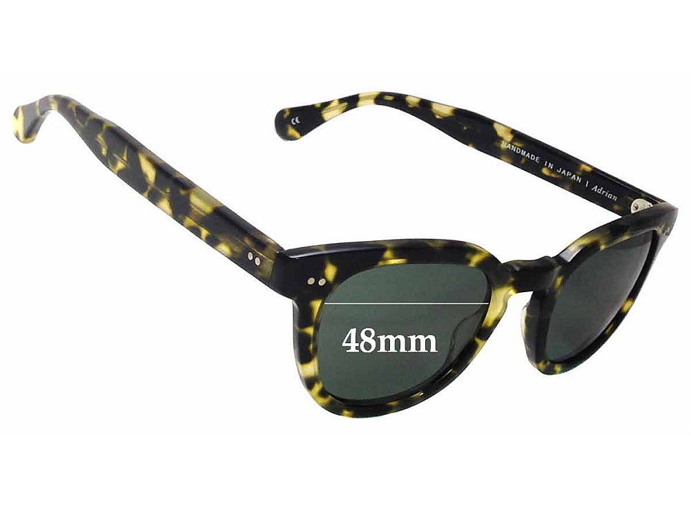 Sunglass Fix Replacement Lenses for Saturdays Adrian - 48mm Wide Sunglass Fix Replacement Lenses for Saturdays Adrian - 48mm Wide