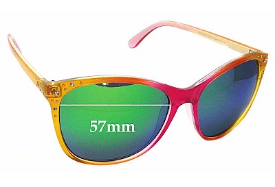 Steve Madden S5449 Replacement Lenses 57mm wide 