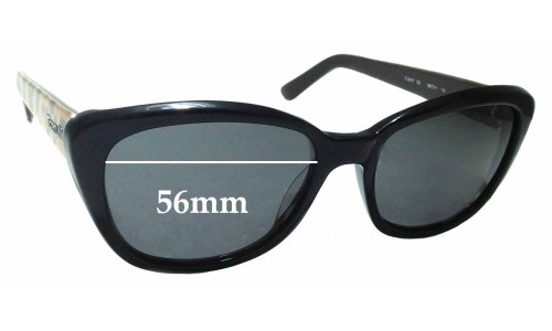 Sunglass Fix Replacement Lenses for Tiger Lilly  TL3017 - 56mm Wide 