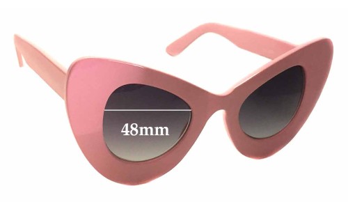 Sunglass Fix Replacement Lenses for Valley City VC3100 - 48mm Wide 