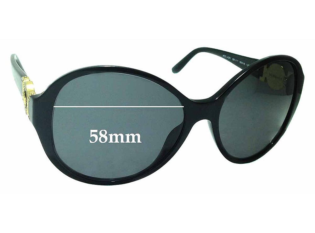 Sunglass Fix Ersatzgläser für Versace MOD 4261 - 58mm Wide Sunglass Fix Ersatzgläser für Versace MOD 4261 - 58mm Wide
