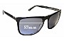 Sunglass Fix Lentes de Repuesto para Alex Perry AP Sun Rx 11 - 57mm Wide 