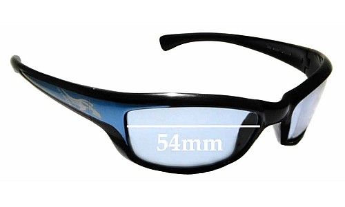 Sunglass Fix Replacement Lenses for Arnette AN4037 - 54mm Wide 