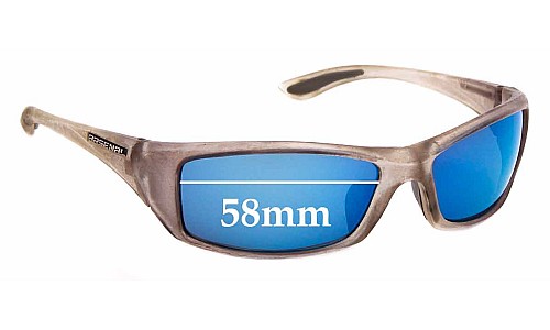 Sunglass Fix Lentilles de Remplacement pour Arsenal Optix Voltage Pure - 58mm Wide 