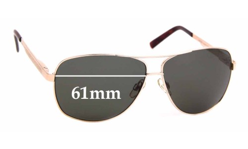 Sunglass Fix Replacement Lenses for Cancer Council BroadBeach - 61mm Wide 