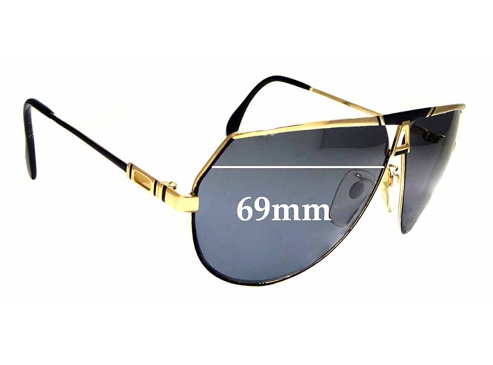 Sunglass Fix Replacement Lenses for Cazal MOD 953 - 69mm Wide Sunglass Fix Replacement Lenses for Cazal MOD 953 - 69mm Wide