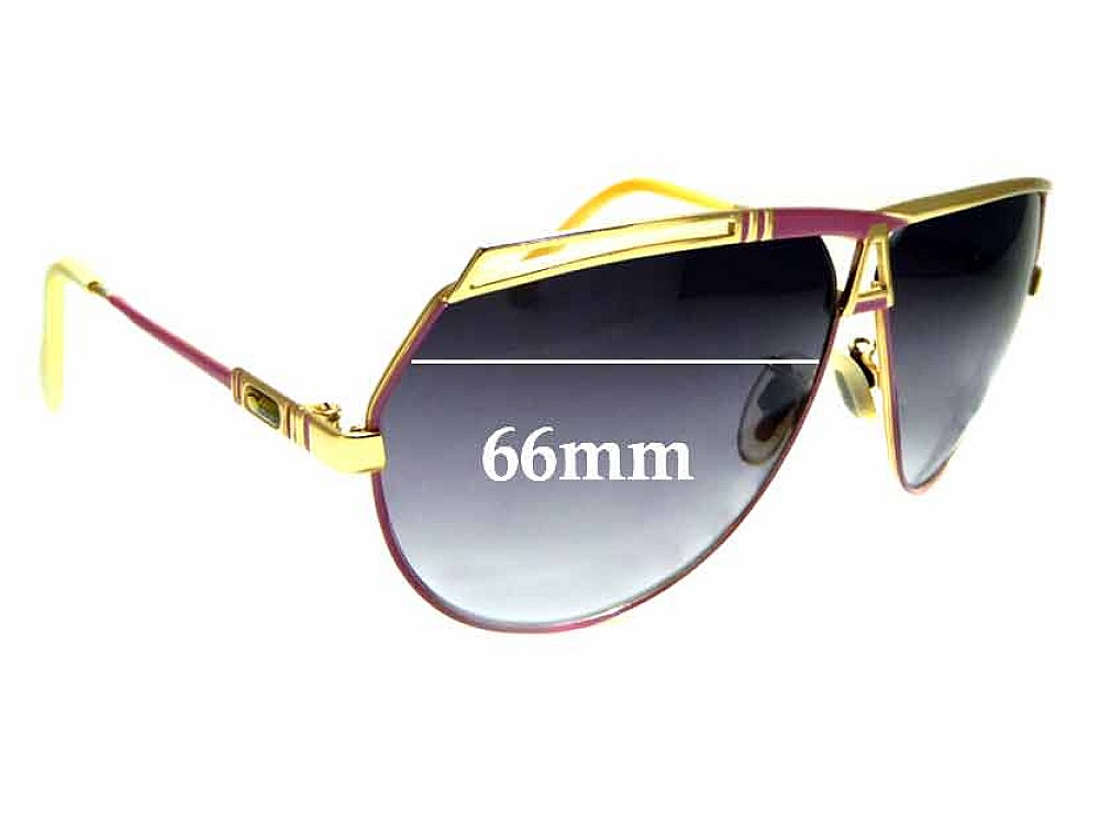 Sunglass Fix Lentes de Repuesto para Cazal MOD 954 - 66mm Wide Sunglass Fix Lentes de Repuesto para Cazal MOD 954 - 66mm Wide