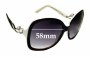 Sunglass Fix Replacement Lenses for Christian Dior D9830A - 58mm Wide 