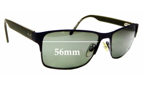 Sunglass Fix Lentilles de Remplacement pour Country Road CR Sun Rx 11 - 56mm Wide 