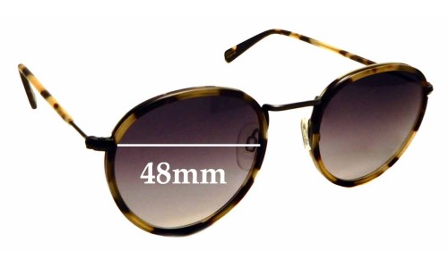 Sunglass Fix Lentilles de Remplacement pour D'Blanc Prologue - 48mm Wide 