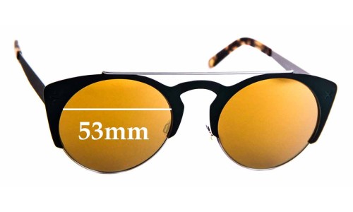 Sunglass Fix Ersatzgläser für Derek Cardigan Firefly - 53mm Wide Sunglass Fix Ersatzgläser für Derek Cardigan Firefly - 53mm Wide