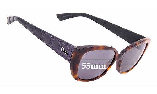 Sunglass Fix Ersatzgläser für Christian Dior Lady 2R - 55mm Wide Sunglass Fix Ersatzgläser für Christian Dior Lady 2R - 55mm Wide