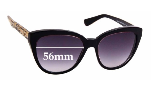 Sunglass Fix Lentilles de Remplacement pour Dolce & Gabbana DG4250 - 56mm Wide 