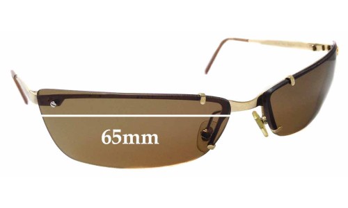 Sunglass Fix Lentilles de Remplacement pour Emporio Armani 170/S - 65mm Wide 