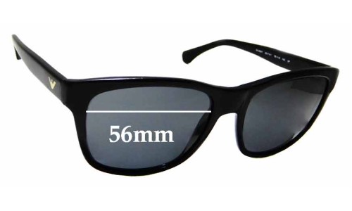 Sunglass Fix Replacement Lenses for Emporio Armani EA4041 - 56mm Wide 