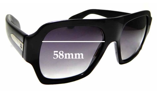Sunglass Fix Replacement Lenses for Enki pythagoras - 58mm Wide 